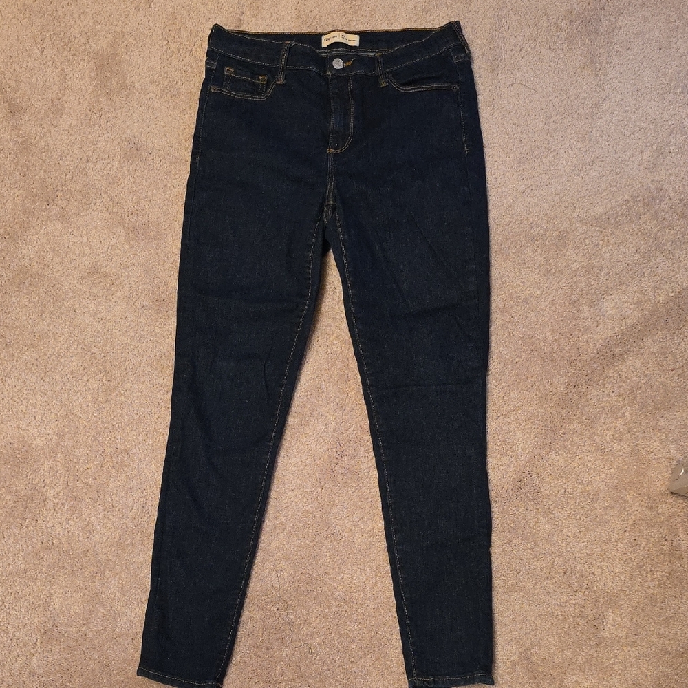 Gap 1969 True Skinny Dark Wash Jeans 30R Size 10